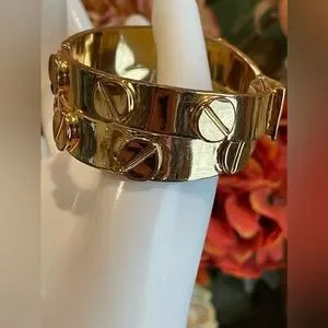 CC Skye | Jewelry | Cc Skye Bracelet Vintage Gold Wide Cuff